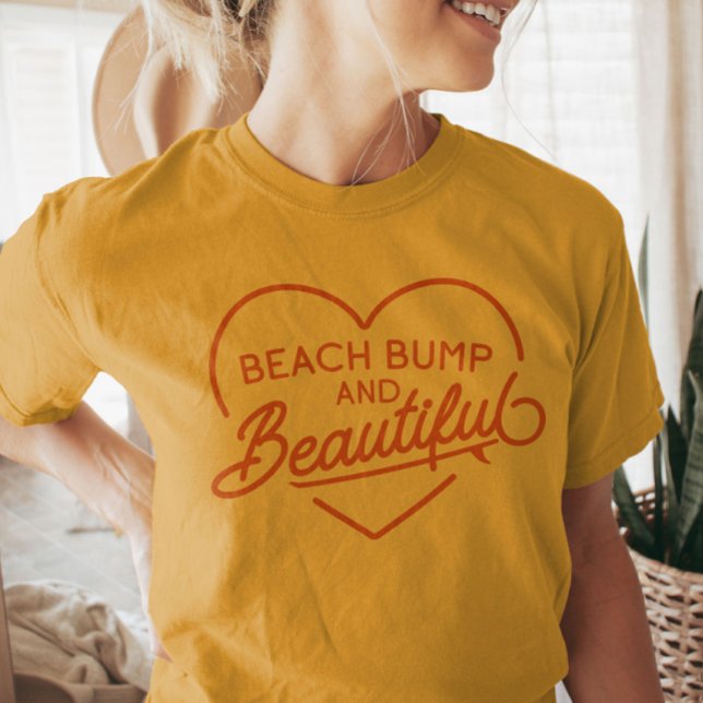 Camiseta Surfista Engraçado Mãe Ser Summer Beach Bum Punny (Funny Surfer Mom to Be Summer Beach Bum Punny T-Shirt)
