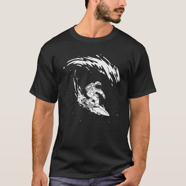 Camiseta Surfista incrível do astronauta (Frente)