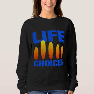 Camiseta Surfistas A Vida É Sobre Escolhas Engraçadas Beac