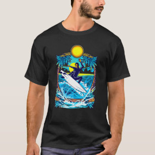 Camiseta Surfistas de Surfs de surfe no surfboard surfage n