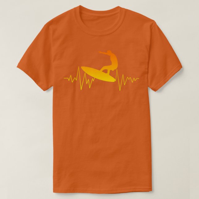 Camiseta Surfistas surfando (Frente do Design)
