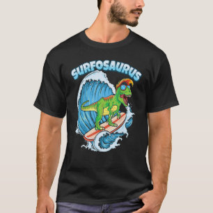 Camiseta Surfosaurus Surfboard Surfboarders trex Dinossaur 