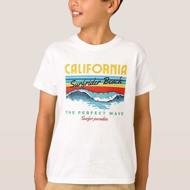Camiseta Surfrider Beach California Cute Gift (Frente)