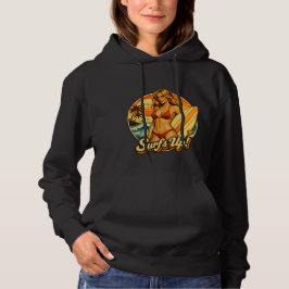 Camiseta Surf's Up Biquíni Pin-Up | Gráfico de Loja de Surf