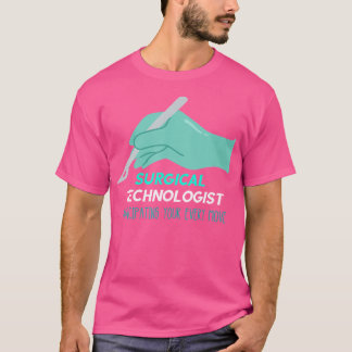 Camiseta Surg Tech Antecipando cada movimento Scalpel Cirúr