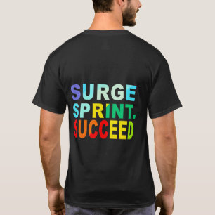 Camiseta Surge, Sprint, Bem Sucedido.