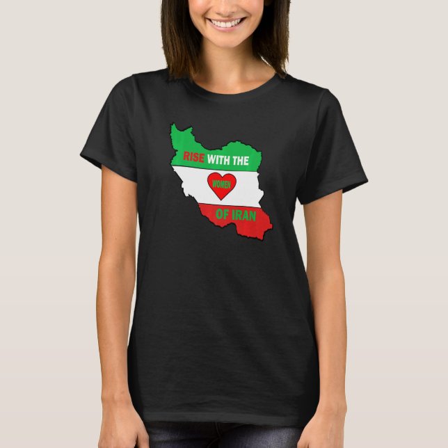 Camiseta Surgem com as mulheres da bandeira da Liberdade do (Frente)