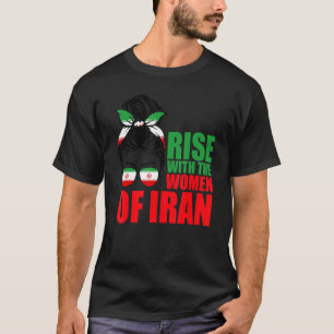 Camiseta Surgem Com As Mulheres Do Irã Mensagens Iranianas