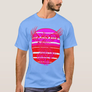 Camiseta Surgindo em uma nova Phoenix e na arte do vetor re