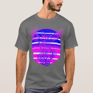 Camiseta Surgindo em uma nova Phoenix e na arte do vetor re