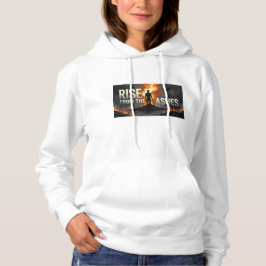 Camiseta "Surgir das Ashes" Hoodie Motivacional -