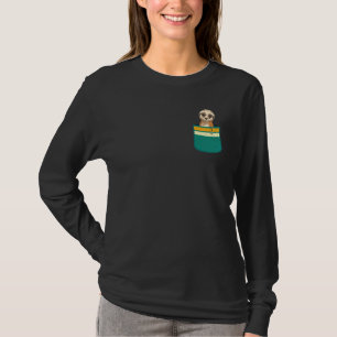 Camiseta Suricata Africana Animal de Bolso Fofo Suricata