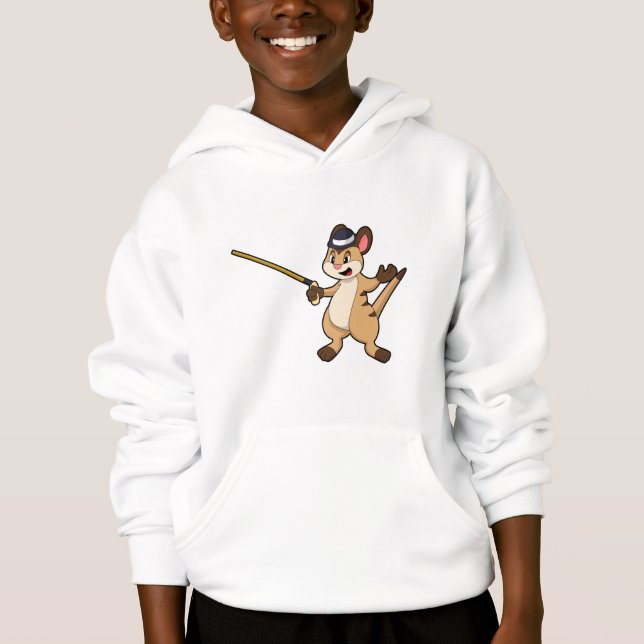 Camiseta Suricata com Chapéu e Bengala (Frente)