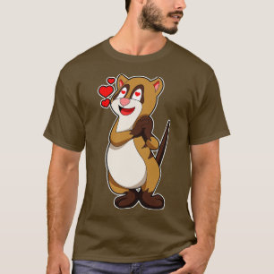 Camiseta Suricata com Corações