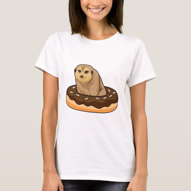 Camiseta Suricata com Donut (Frente)