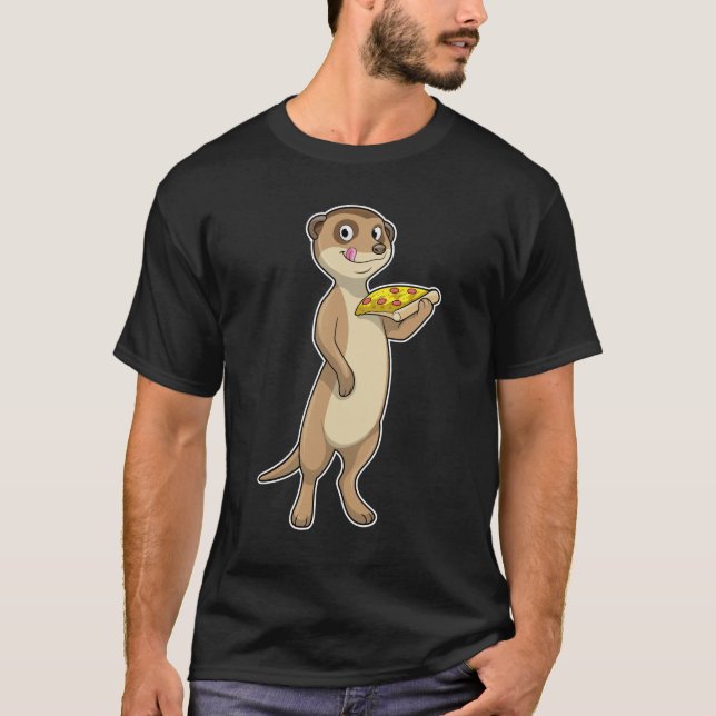 Camiseta Suricata com Pizza (Frente)