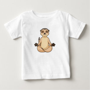 Camiseta Suricata na Meditação de Yoga