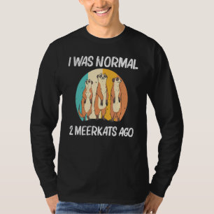 Camiseta Suricata Para Homens Mulheres Retrô Vida Selvagem