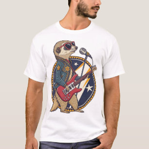 CAMISETA SURICATA ROCKSTAR
