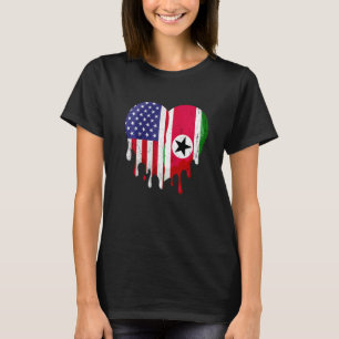 Camiseta Suriname American Patriot Grown Country Derretendo