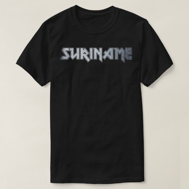 Camiseta Suriname de metais pesados (Frente do Design)