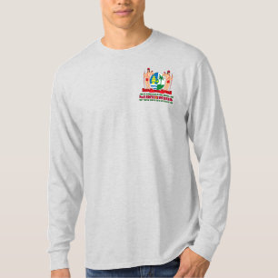 Camiseta Suriname Flag e Casaco de Armas Patriótico