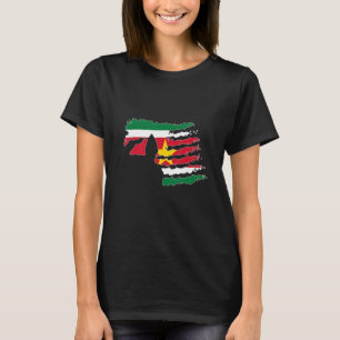 Camiseta Suriname Soldier Salute Veteran Patriot