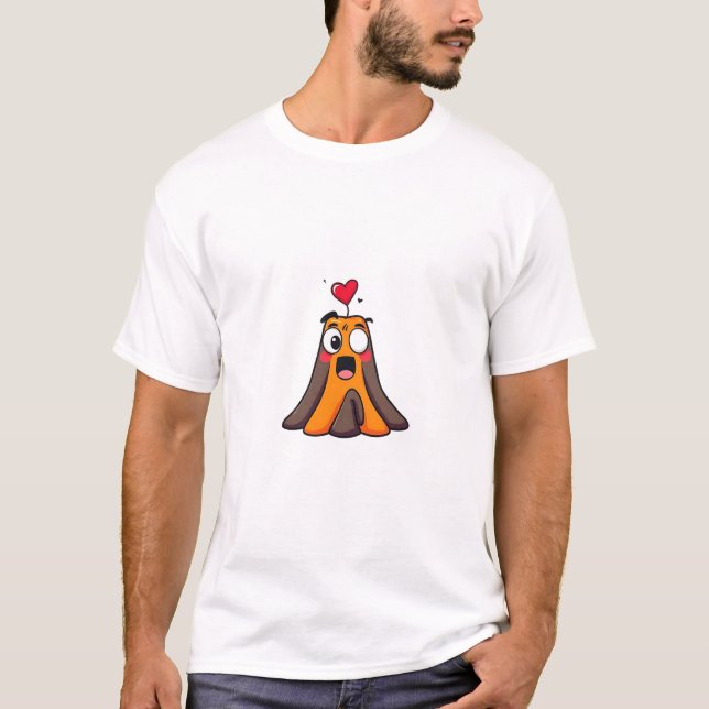 Camiseta Surpresa com o amor vulcânico (Frente)