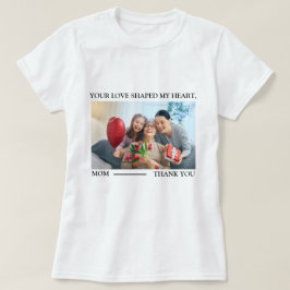 Camiseta Surpresa de presente de Dia da Mãe Única