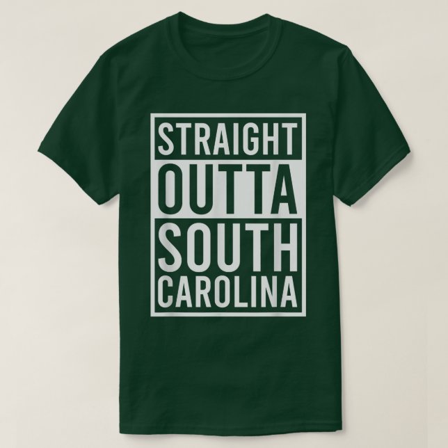 Camiseta Surpresa do hetero Outta na Cidade da Carolina do  (Frente do Design)