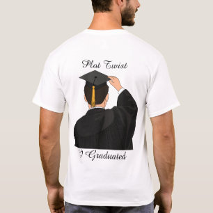Camiseta Surpresa na Formatura Eu Me Formei Graduação Minim