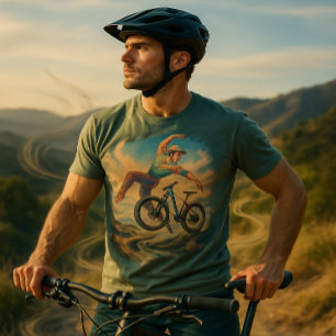 Camiseta Surreal Biker Dance Art Vintage Fantasy