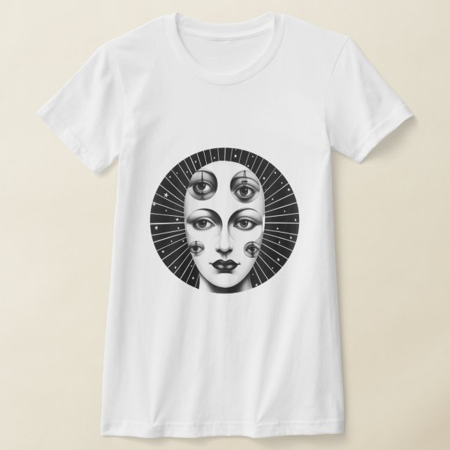 Camiseta Surreal Celestial Lady (Postura )
