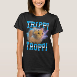 Camiseta Surreal italiano Brainrot Memória Trippi Troppi Ca