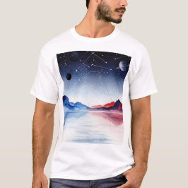 Camiseta Surreal night landscape