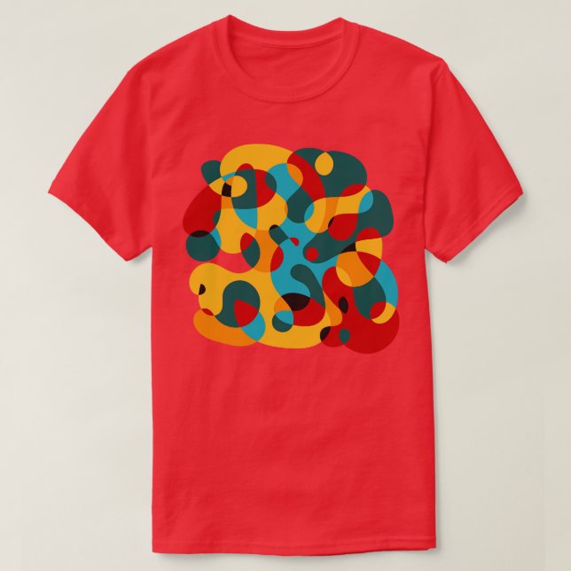 Camiseta Surreal Shapes Miro Inspirado 13 (Frente do Design)