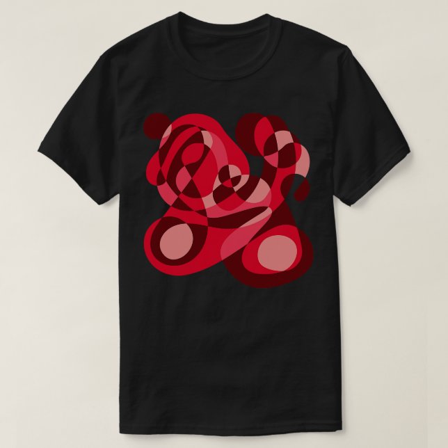 Camiseta Surreal Shapes Miro inspirado 4 (Frente do Design)
