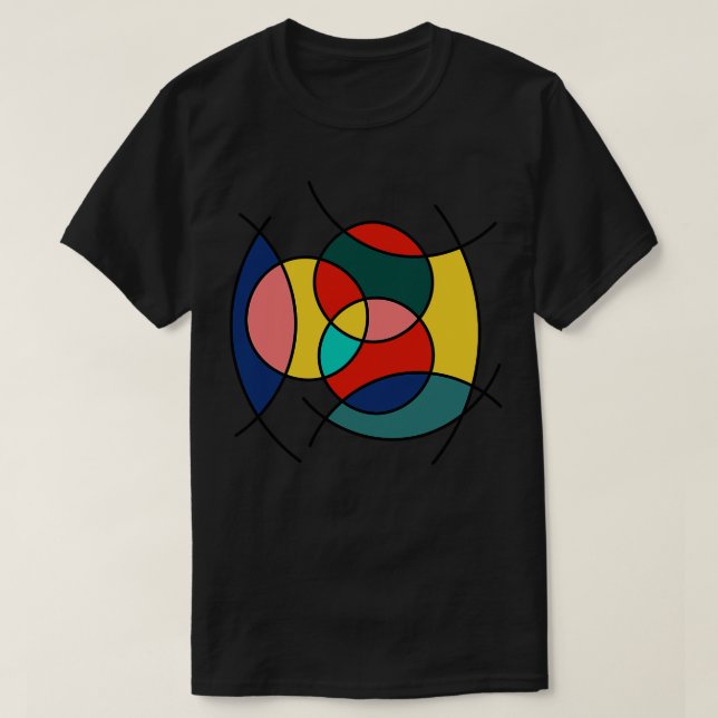 Camiseta Surreal Shapes Miro Inspirado 6 (Frente do Design)