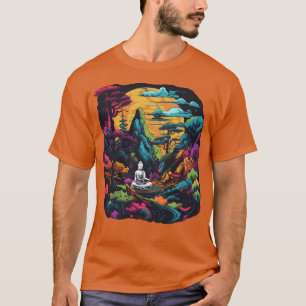 Camiseta Surreal Zen Jarden Japonês