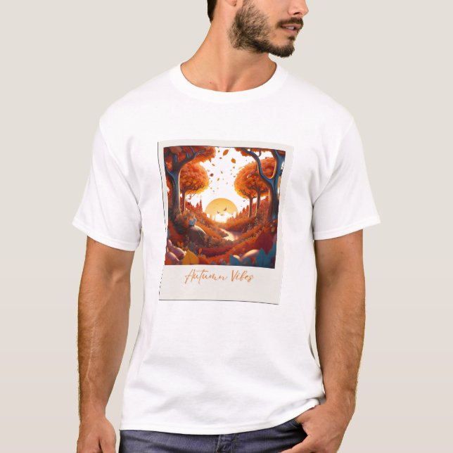 Camiseta Surrealismo do outono (Frente)