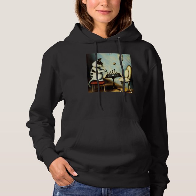Camiseta Surrealist Dream like Oil Painting Of Cut Playing  (Frente)