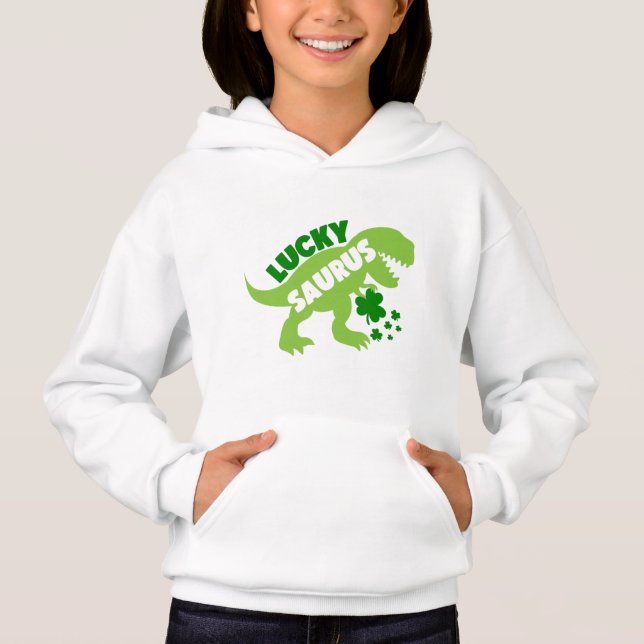 Camiseta Surus da sorte - Rua. Dino do dia de Patrick (Frente)