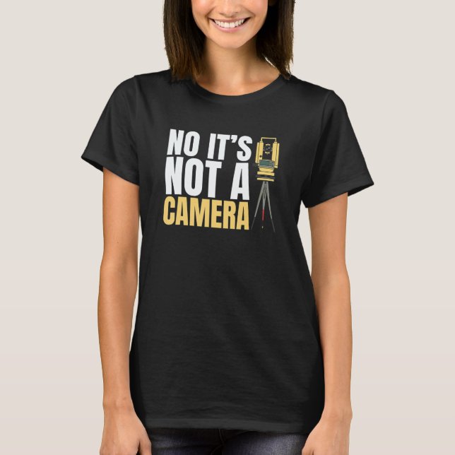 Camiseta Surveyor Land Surveying Theodolite Cartographer Ge (Frente)