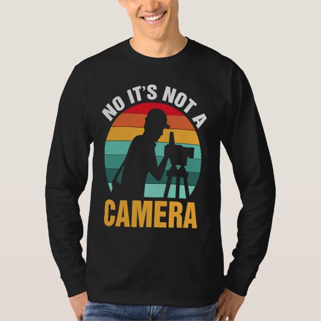 Camiseta Surveyor No It's Not A Camera (Frente)