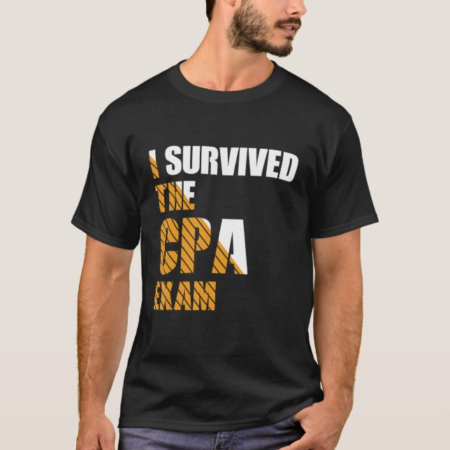Camiseta Survived The CPA Exam Certified Accountant (Frente)