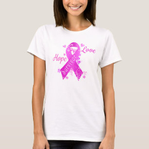 Camiseta Survivor Love Hope Cure