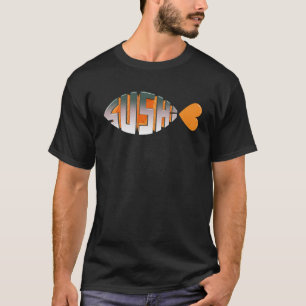 Camiseta Sushi Ama Peixe Religioso Inspirou Salmo De Tipogr