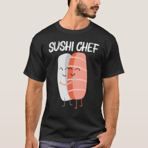 Camiseta Sushi Bonito Para Homens Mulheres Comida Japonesa