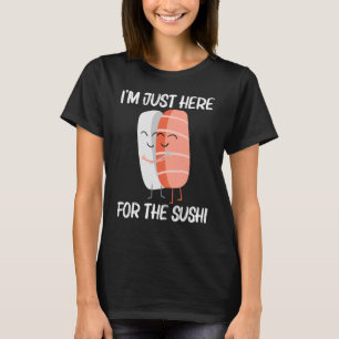 Camiseta Sushi Bonito Para Homens Mulheres Japonesas Comida