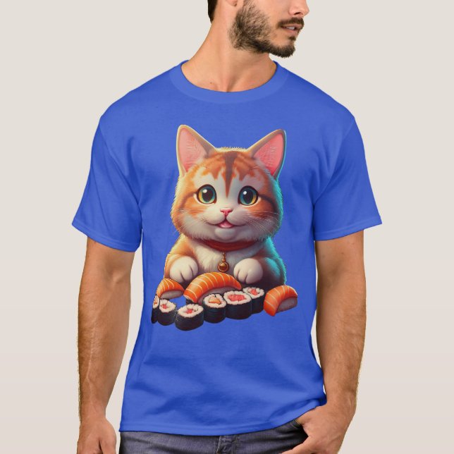 Camiseta Sushi Cat (Frente)